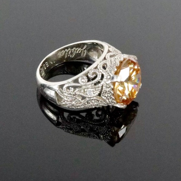 JOSEPH ESPOSITO JUBILEE PEACH, STERLING SILVR RING - Picture 5 of 8